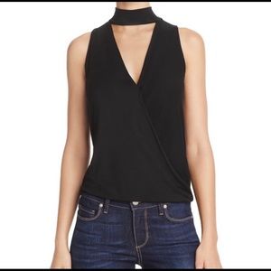 Ella Moss Black Bella Choker Tank, Large